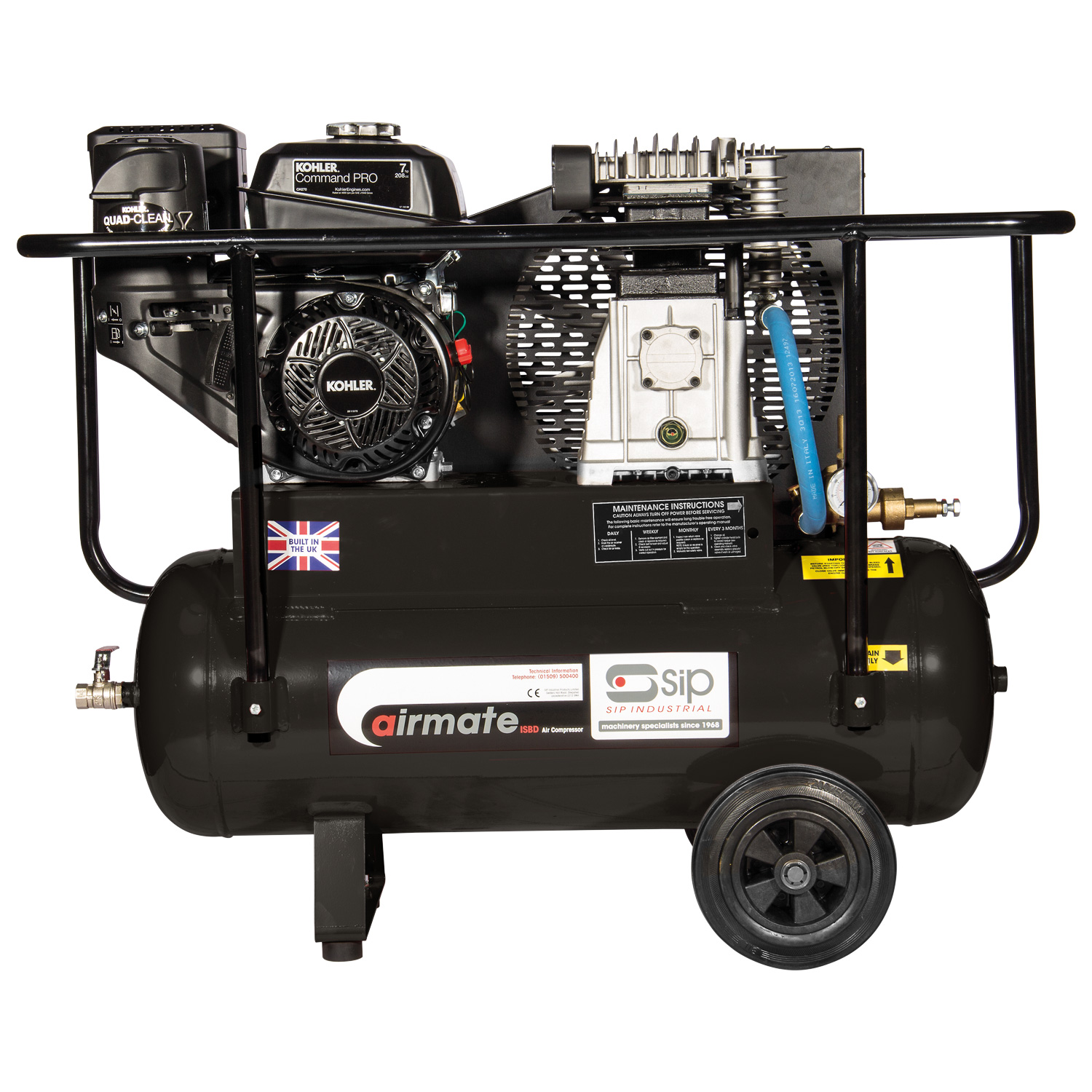 SIP ISKP7/50 Industrial Petrol Compressor - Image 1