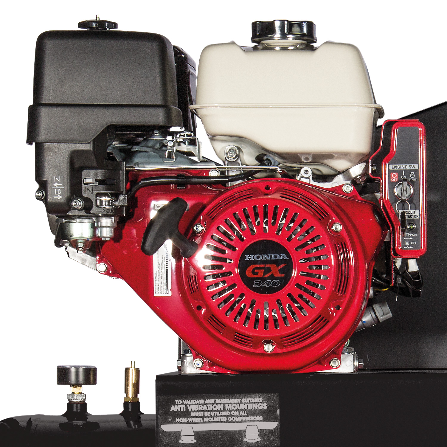 SIP ISHP11/200ES Industrial Petrol Compressor - Image 2