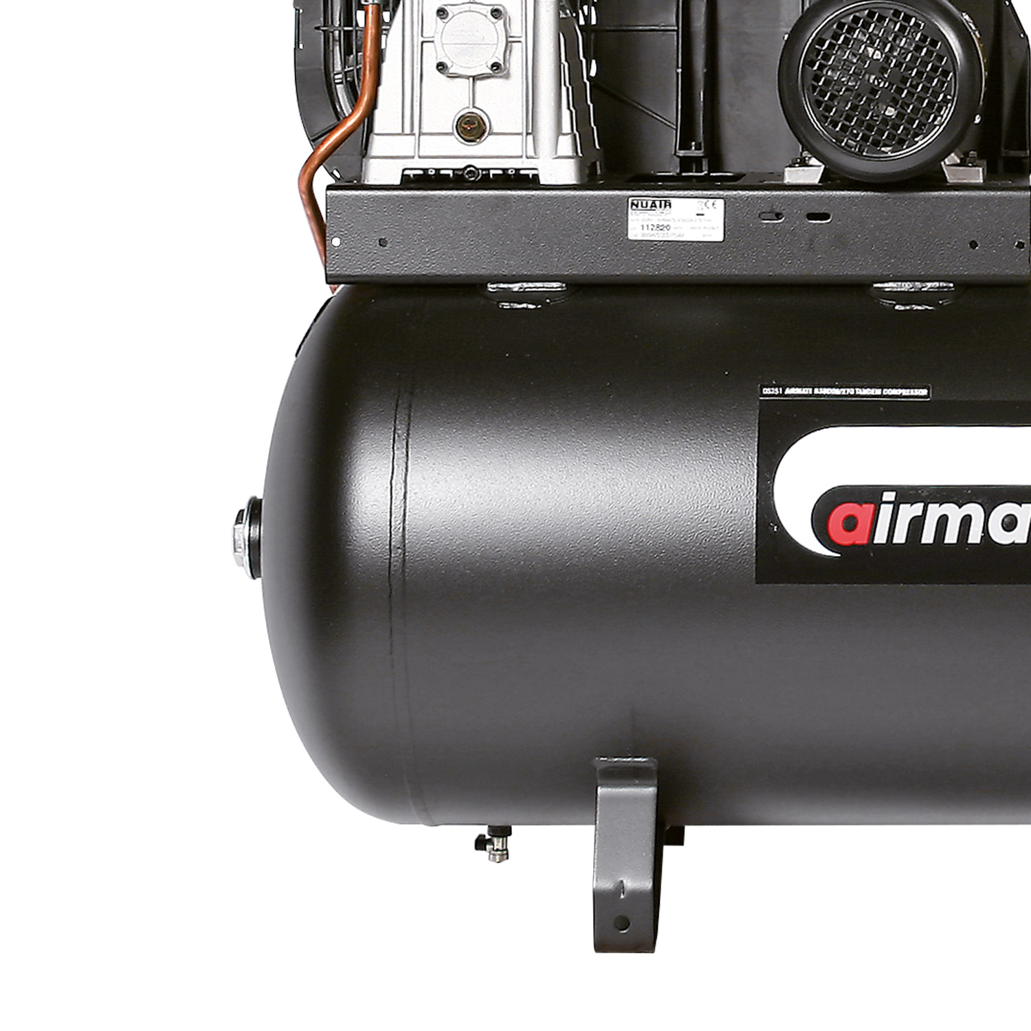 SIP B3800/270 270ltr Tandem Belt Drive Compressor - Image 5