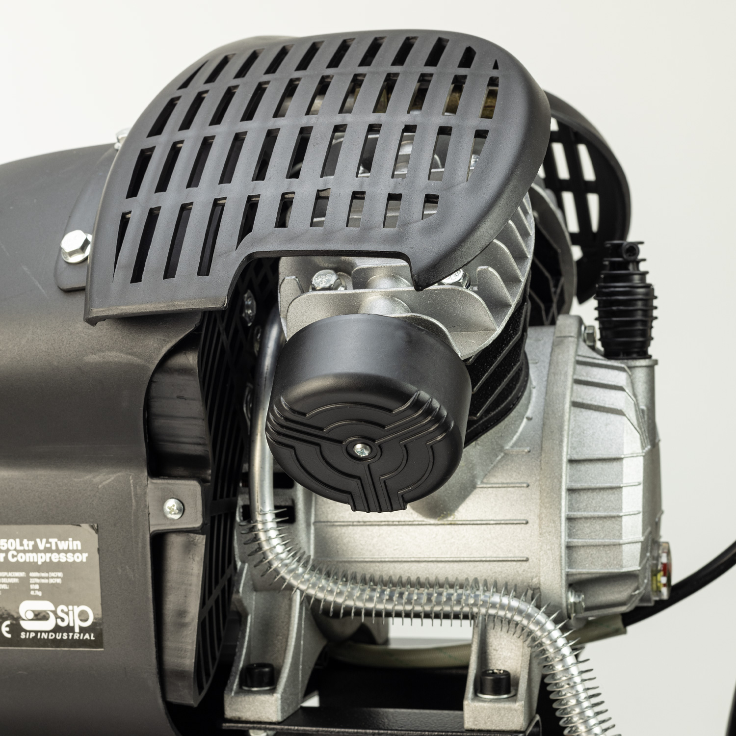 SIP DDVT 3hp 50ltr V-Twin Direct Drive Compressor - Image 10