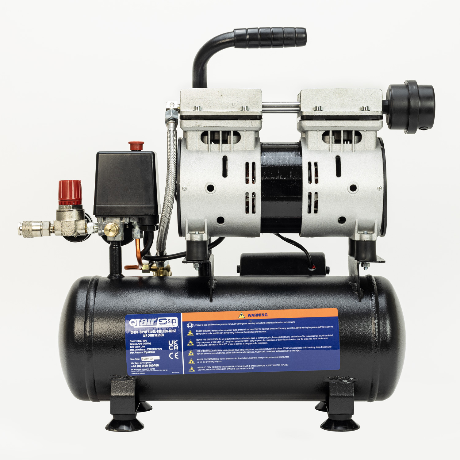 SIP QT 6ltr Low Noise Direct Drive Compressor - Image 12