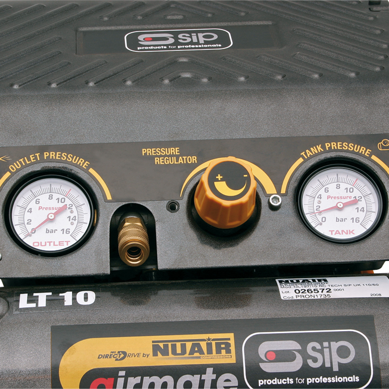 SIP OL197/10RC 230v 10ltr Direct Drive Compressor - Image 2