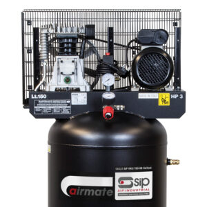 SIP VN3/150-SB 150ltr Vertical Belt Drive Compressor - Image 2