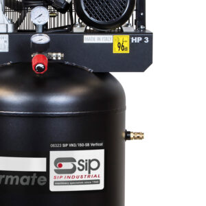 SIP VN3/150-SB 150ltr Vertical Belt Drive Compressor - Image 4