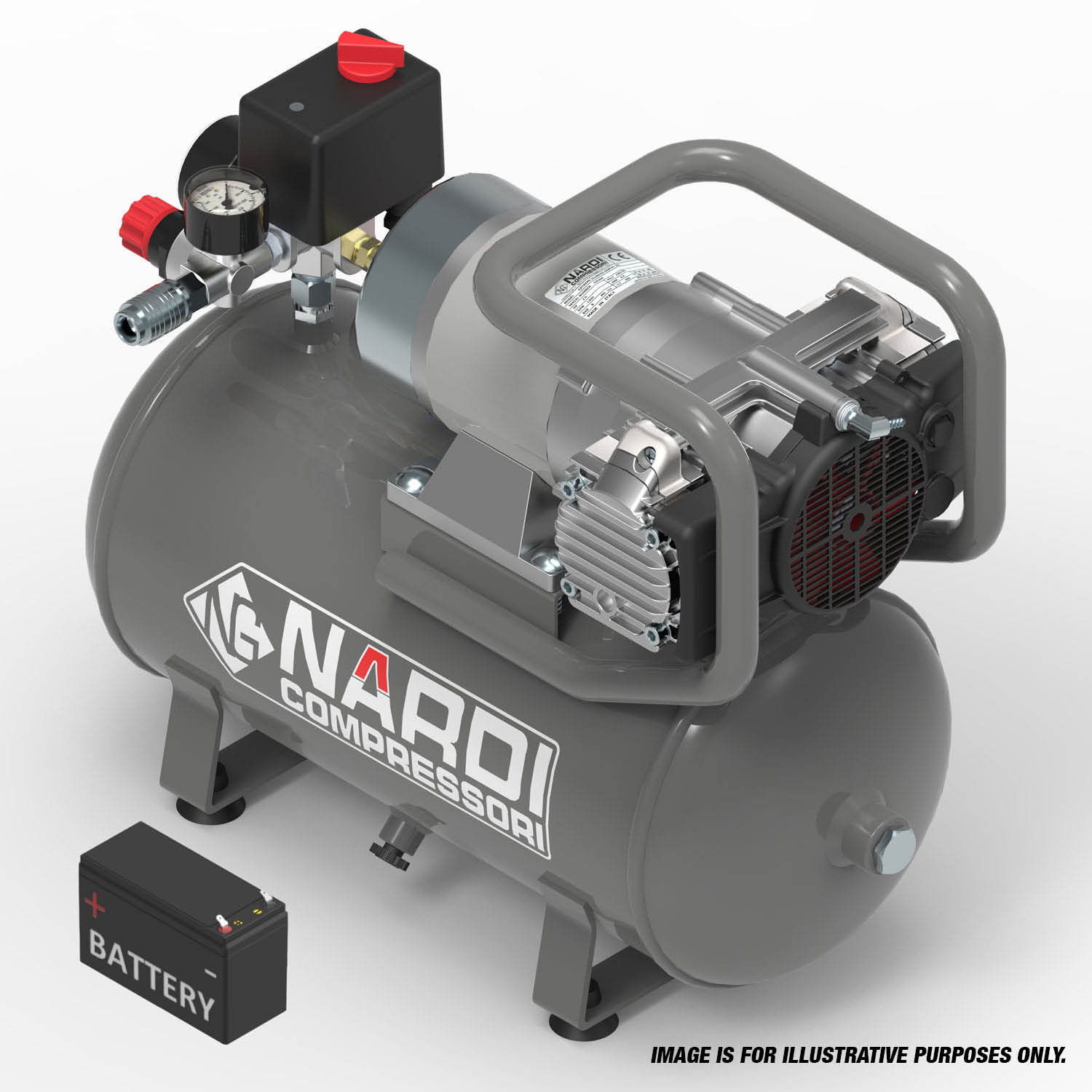 NARDI ESPRIT 3 24v 500w 15ltr Compressor - Image 1