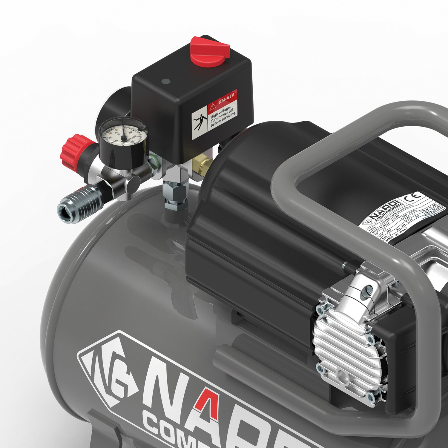 NARDI ESPRIT 3 12v 600w 15ltr Compressor - Image 2