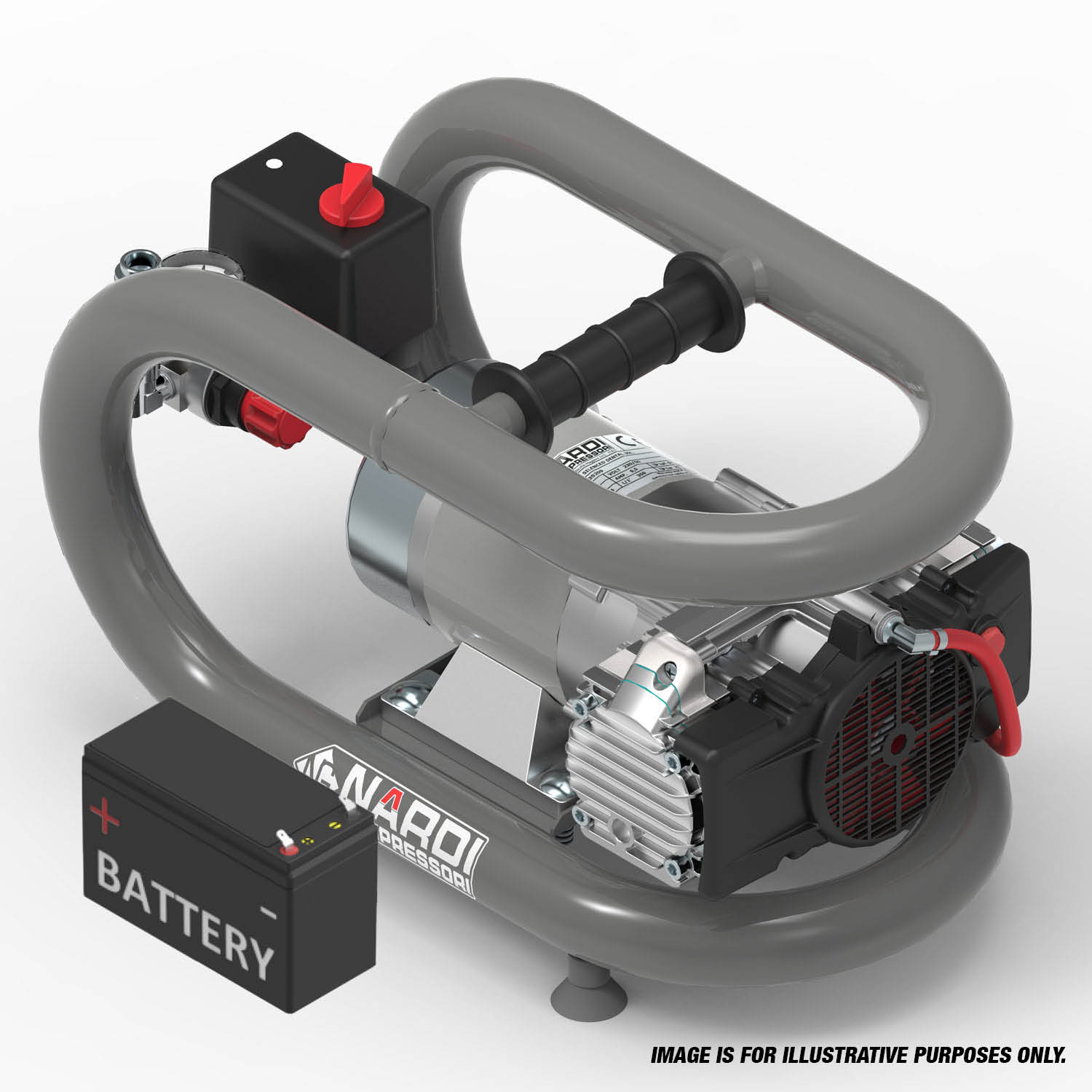 NARDI ESPRIT 3T 24v 500w 3ltr Compressor - Image 1
