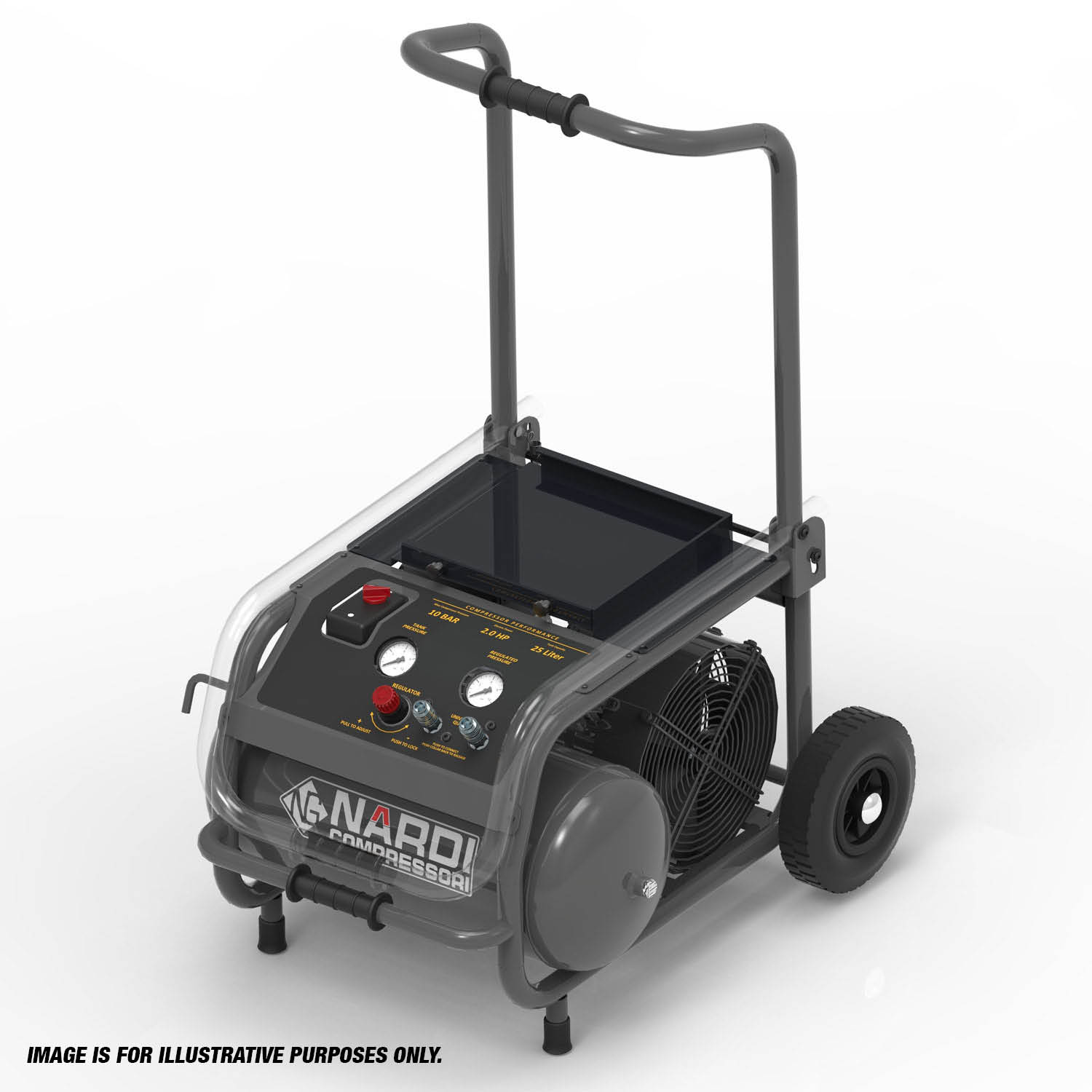 NARDI EXTREME 2TN 2.00HP 25ltr 2-POLE Compressor - Image 1