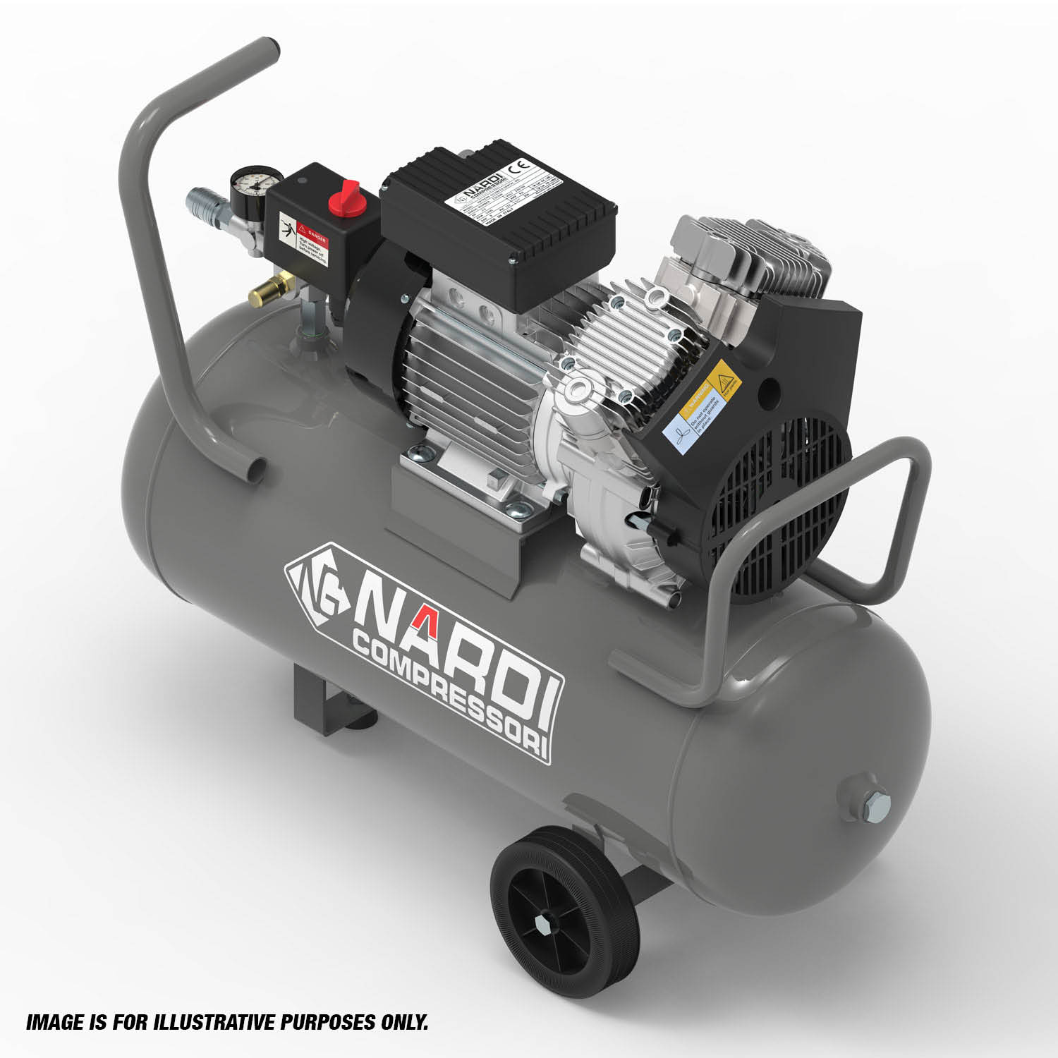 NARDI EXTREME 3 2.00HP 4-POLE 50ltr Compressor - Image 1