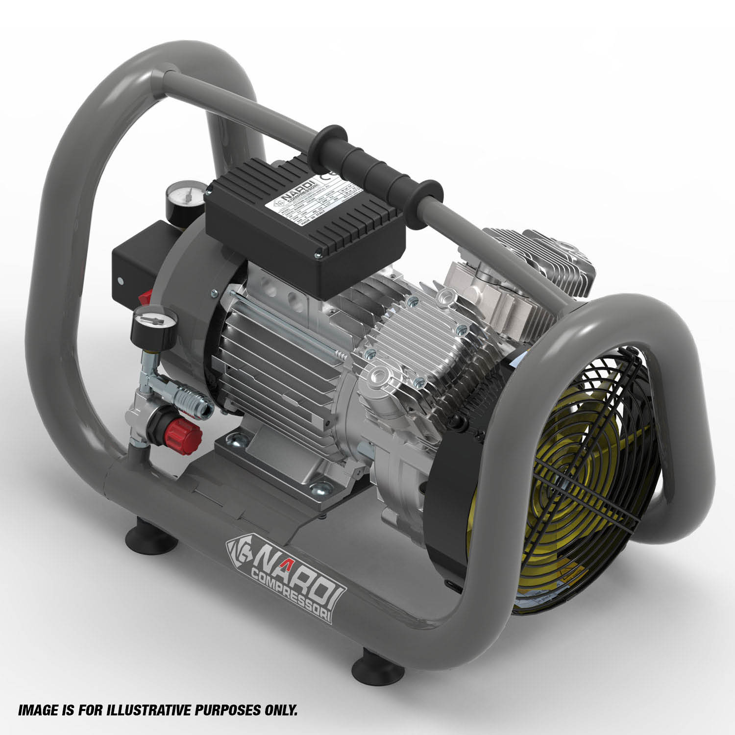 NARDI EXTREME 3T 1.50HP 10BAR 5ltr Compressor - Image 1