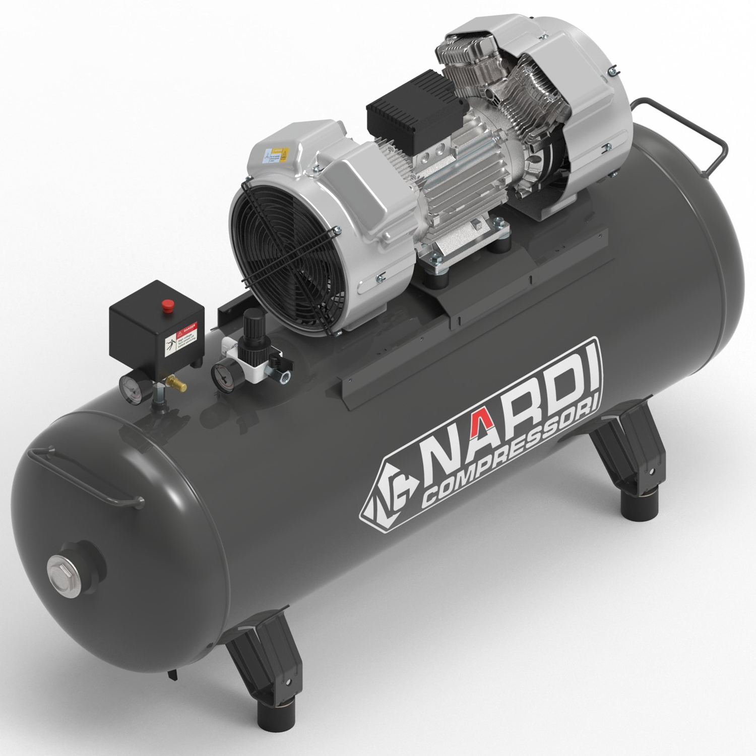NARDI EXTREME MP 2.50HP 200ltr Compressor - Image 1