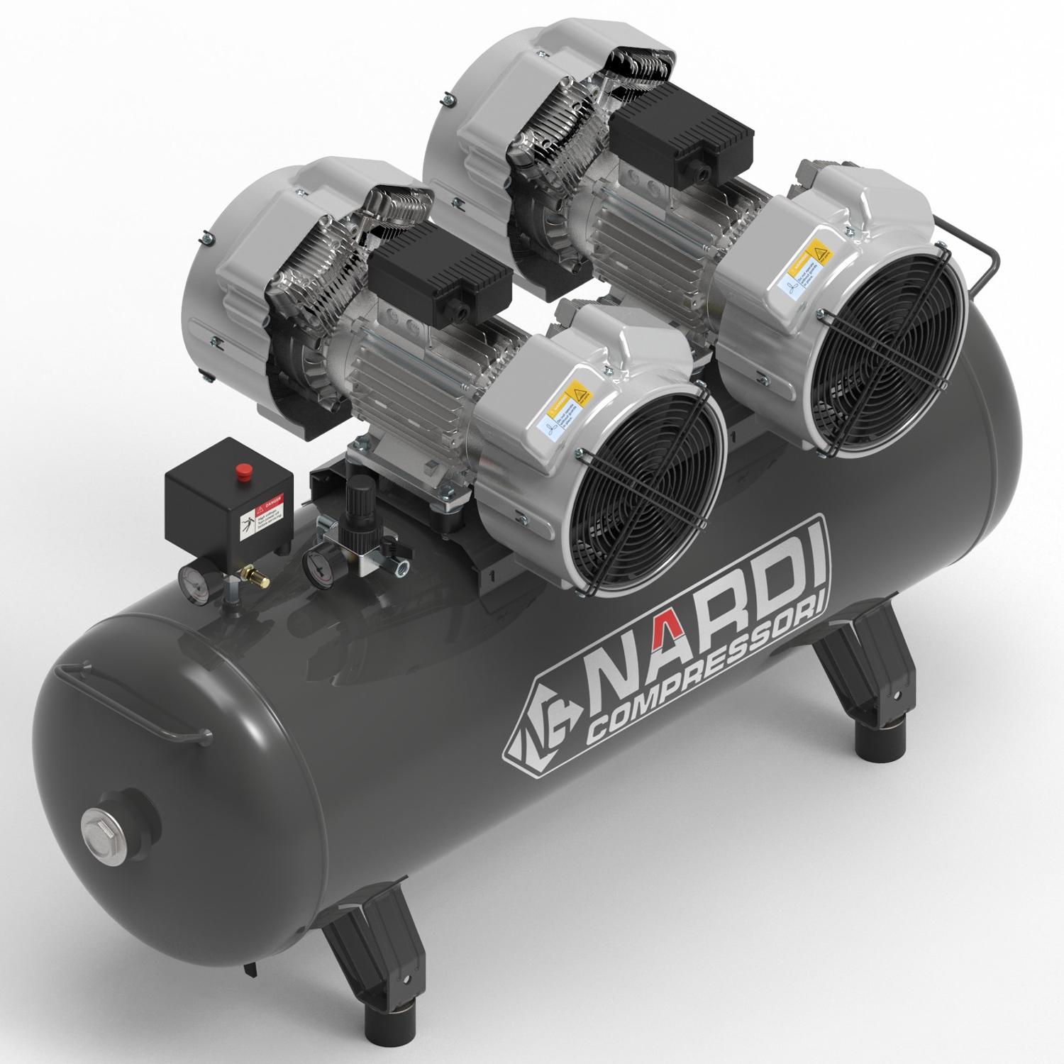 NARDI EXTREME MP 5.00HP 200ltr Compressor - Image 1