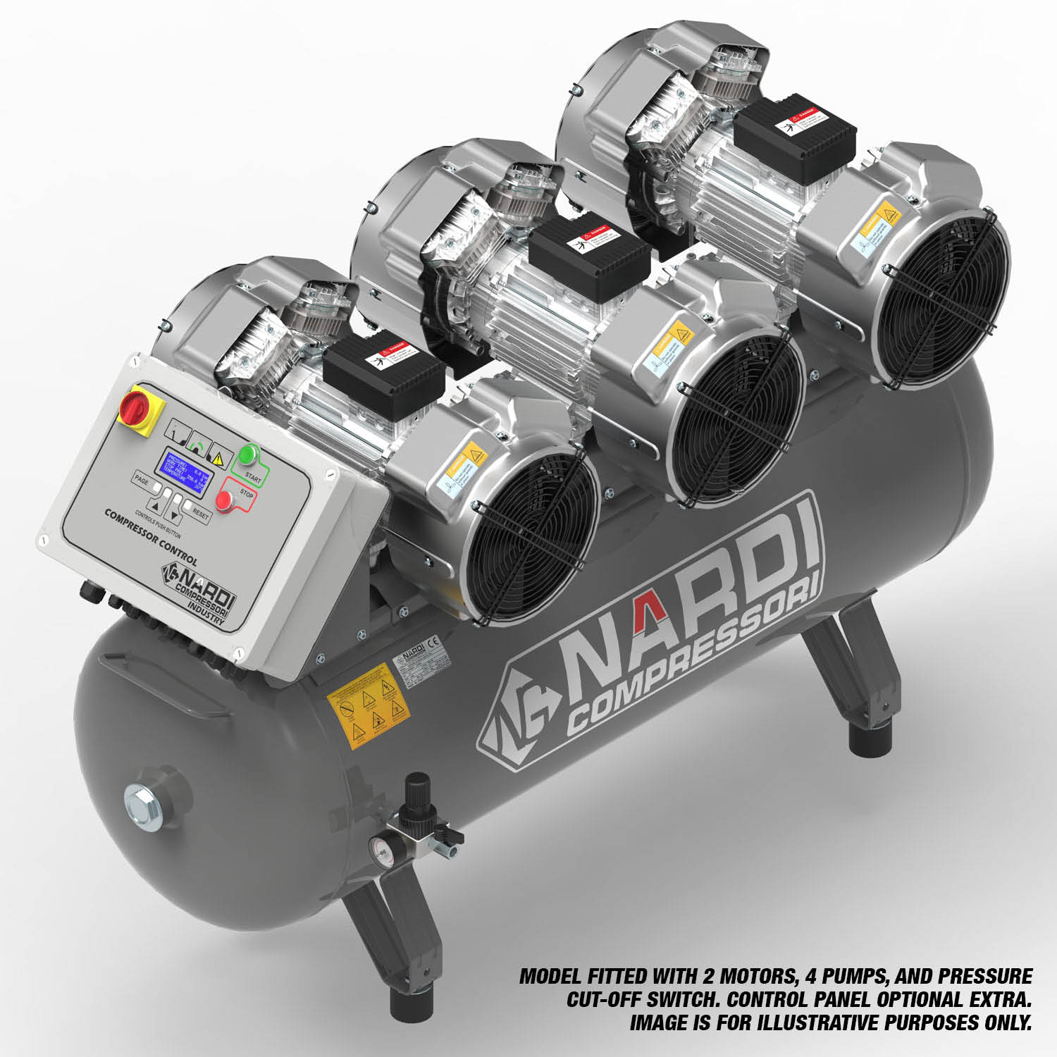NARDI EXTREME MP 6HP 270ltr Compressor - Image 1