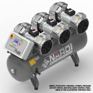 NARDI EXTREME MP 9HP 270ltr Compressor with Panel - Image 1