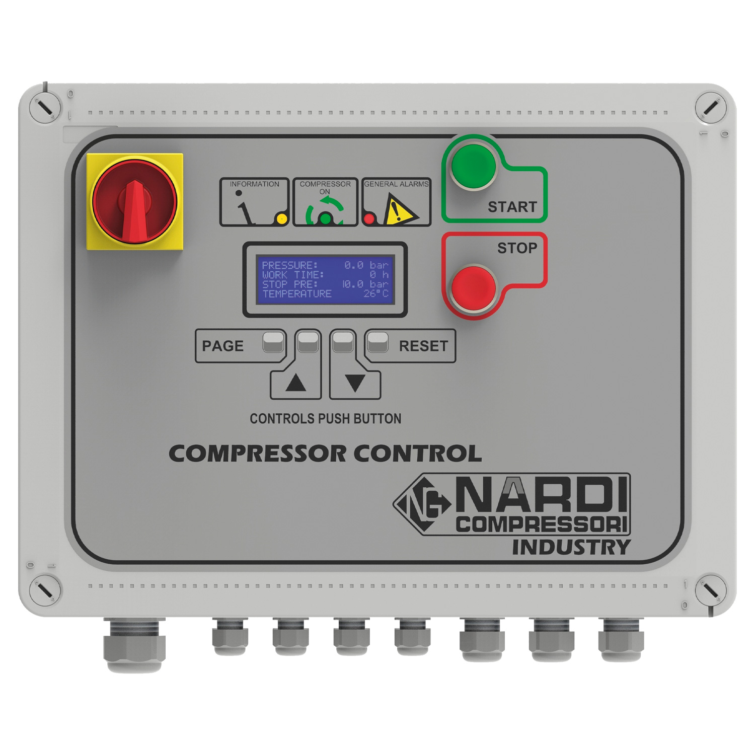 NARDI EXTREME MP 9HP 270ltr Compressor with Panel - Image 5
