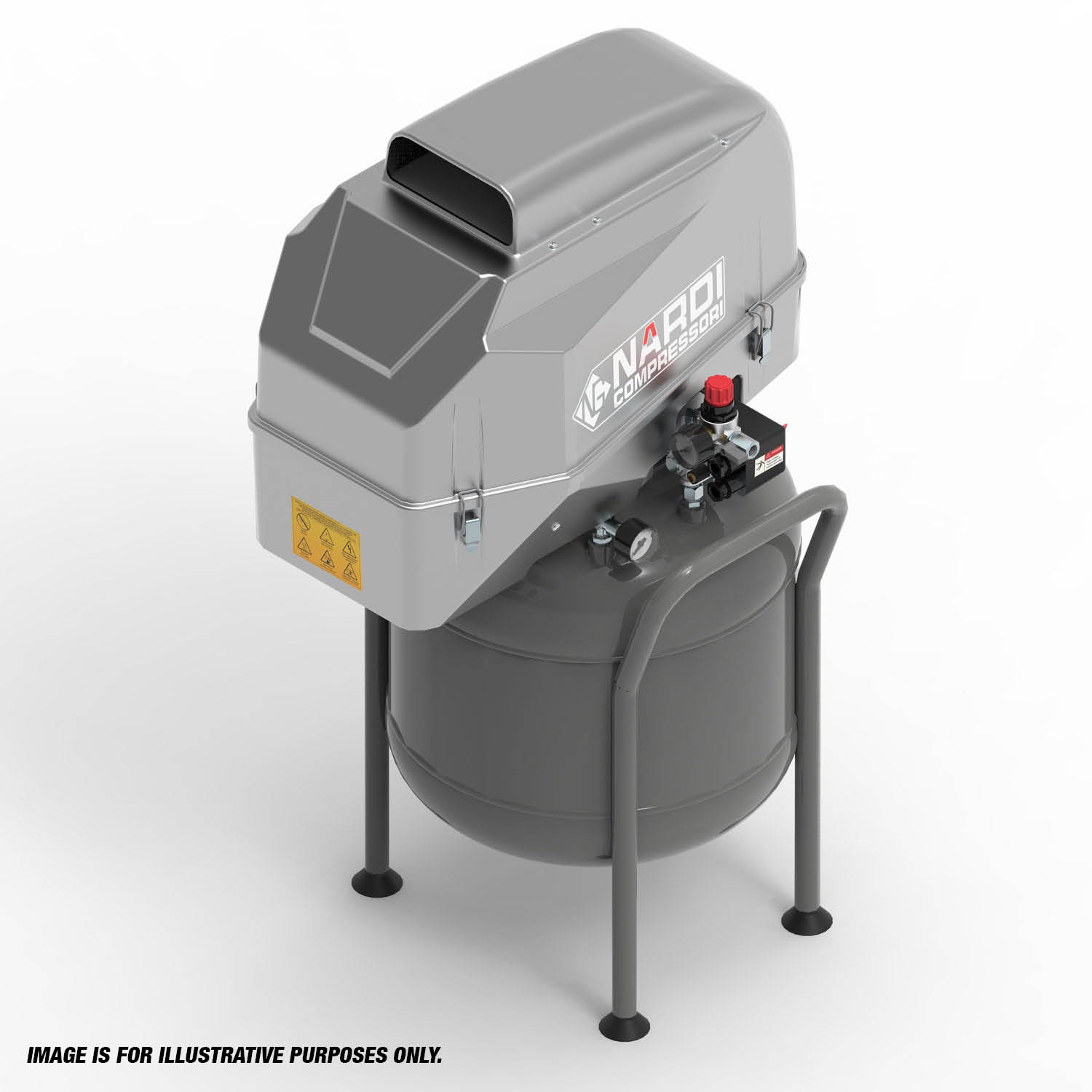 NARDI EXTREME 2 0.75HP 50ltr Silenced Compressor - Image 1