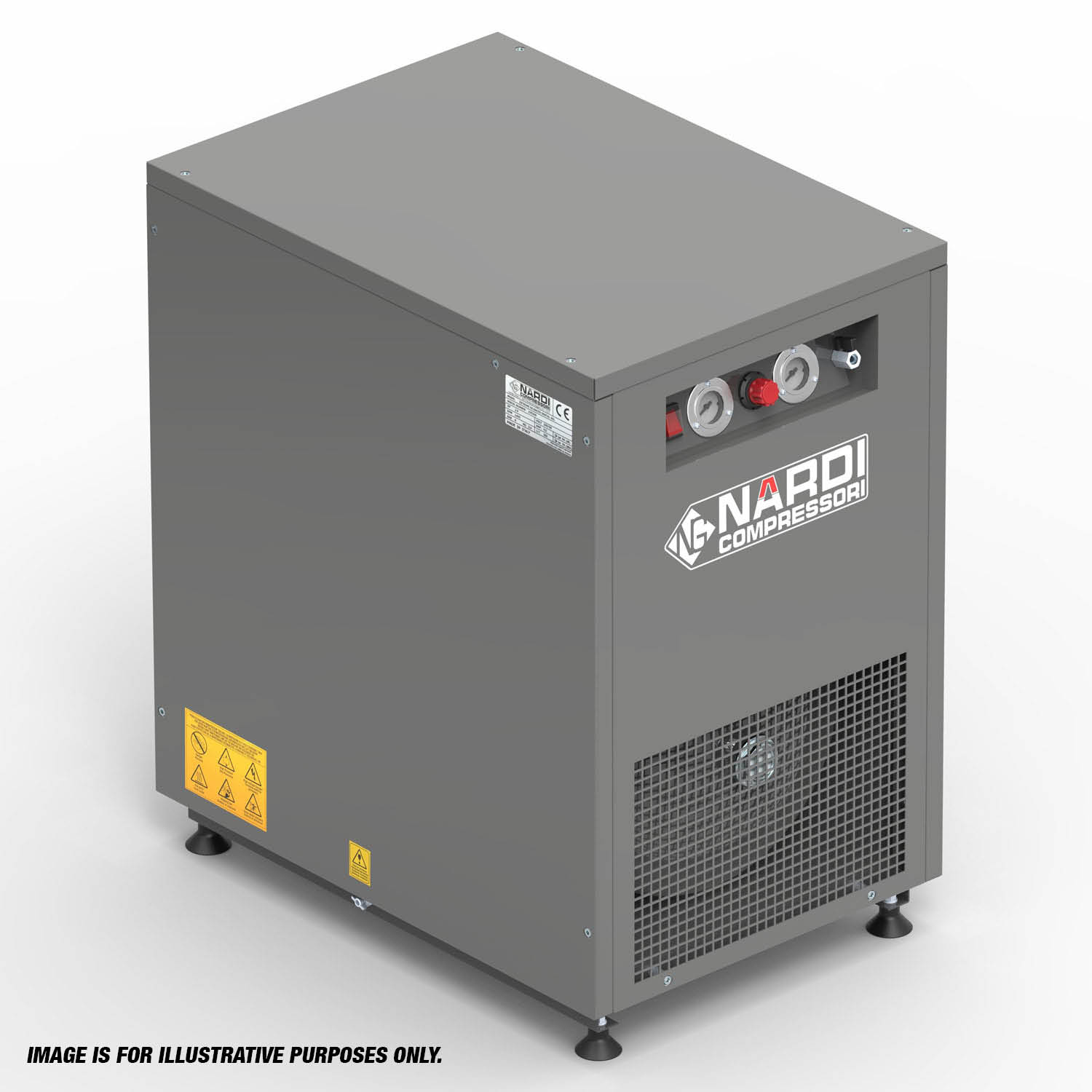 NARDI EXTREME 2.00HP 4-POLE 50ltr Super Silenced Compressor - Image 1