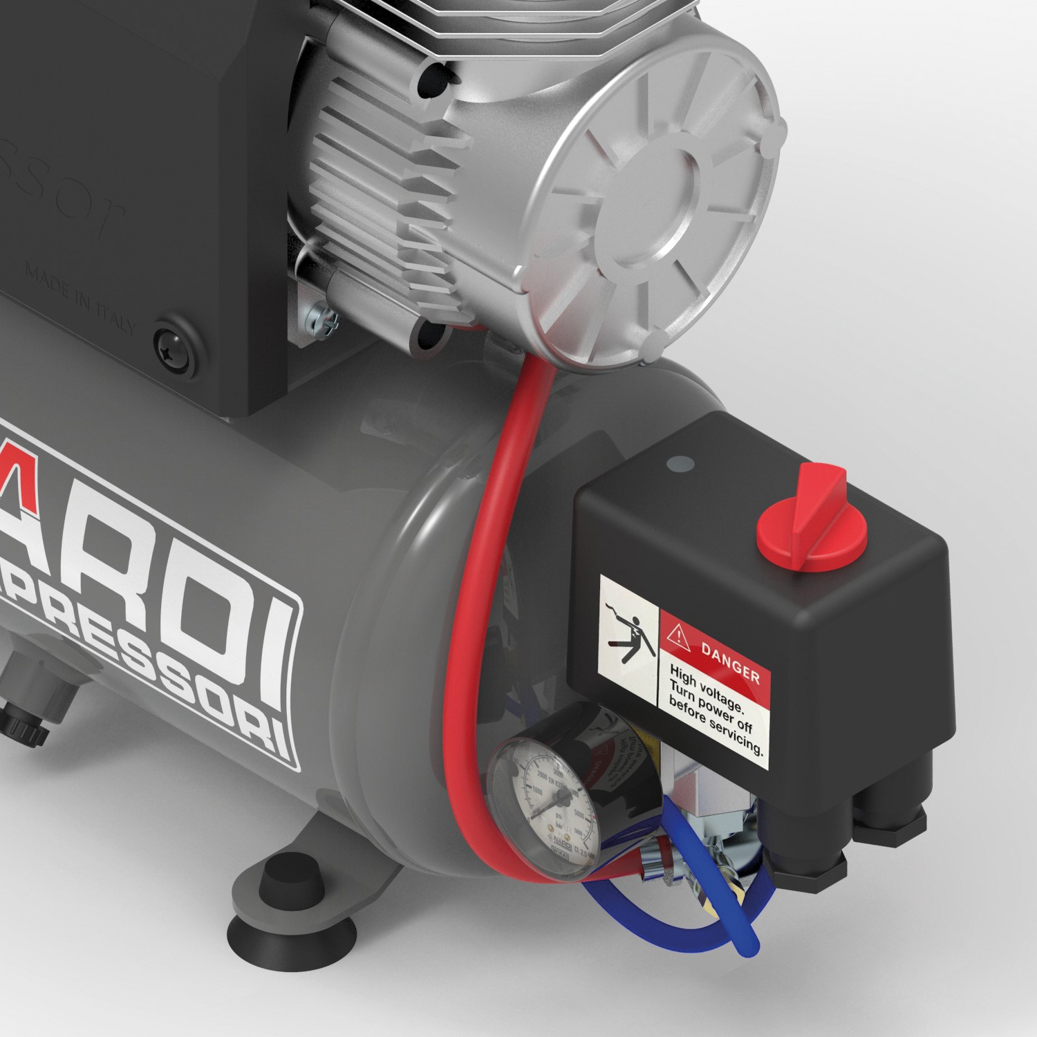 NARDI SILVERSTONE 2 12v/24v 5ltr Compressor - Image 2