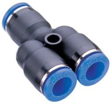 Y Piece Push Fit Connector